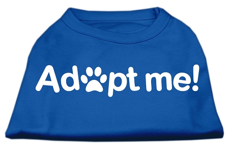 Adopt Me Screen Print Shirt Blue Lg